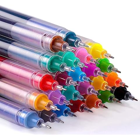 RIANCY 24-Colour Liquid Ink Rollerball Pen Cover