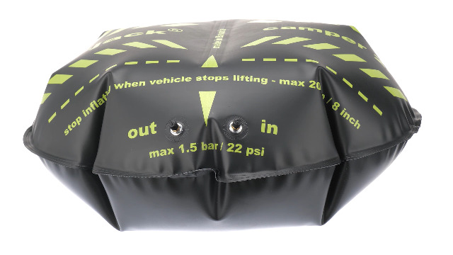 FlatJack Camper Plus Reifen-Luftkissen Ausgleich Keil Höhenausgleich Kissen Camping Wohnwagen Matte Auto & Motorrad