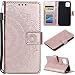 Produktbild CoverKingz Handy Hülle für Apple iPhone 11 Pro (5,8 Zoll) Flip Case, Handyhülle Cover, Schutzhülle mit Kartenfach, Handytasche Motiv Mandala Rosegold