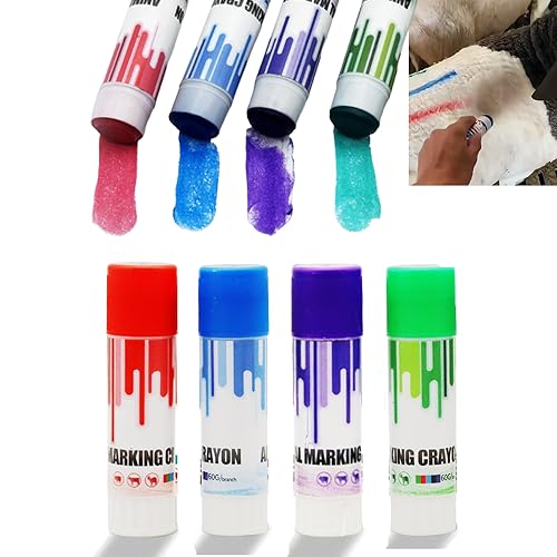 Crayon de marquage du bétail non toxique pour identification et tri des animaux