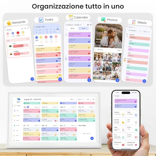 Digital Calendar, Gift for Mother, Person & Family Schedule Planning Interactive Touchscre - image 7