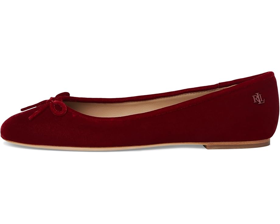 Lauren Ralph Lauren Jayna III Velvet Flats - Left View