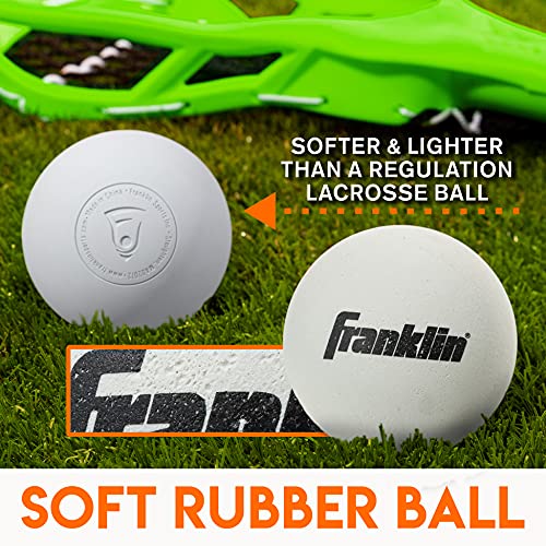 Franklin Sports 32" Youth Mini Lacrosse Stick & Ball Set, Green #TOP6