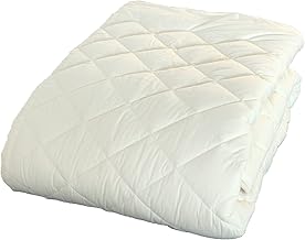[Bed and Mattress] Bed Pad, Washable 100% Wool, Made in Japan, KM01 French Wool, Fully Washed, Comfortable Elastic, All Seasons, Wool, Winter Warm, Summer Cool, Single (Width 38.2 inches (97 cm)
