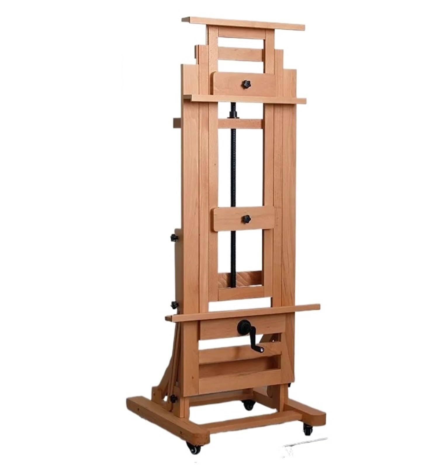 NGDFGR Easel Single-Rocker Flat Stand Dual-Purpose Easel Floor-Standing Adjustable Professional Exhibition,Color1