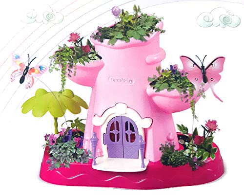 Brigamo Bastelset Magischer Garten zum bepflanzen, Fee Spielzeug für Mädchen