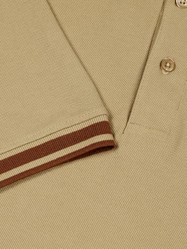 Image of Thomas Scott Men's | Solid | Half Sleeve | Regular Fit | 100% Cotton | Polo Collar | Button Closer | Casual Tshirt