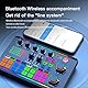 USB Audio Interface, DJ Mischer, Gaming Audio Mixer mit Sprachwechsler, Audio-Mischpulte, Streaming Audio Mixer, Bluetooth Sound Mixer Board für Gitarristen, Sänger, Podcast, Aufnahme, Gesang, Gaming