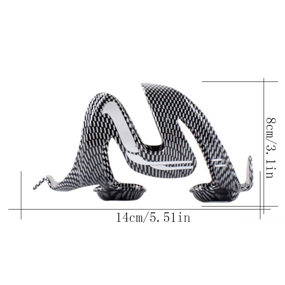 Leheybia 1 Pcs Carbon Fiber Lightweight Bicycle Water Bottle Cage for Cycling Mountain Bike Bottle Cage Water Cup Holder Bike Stand (Blue)