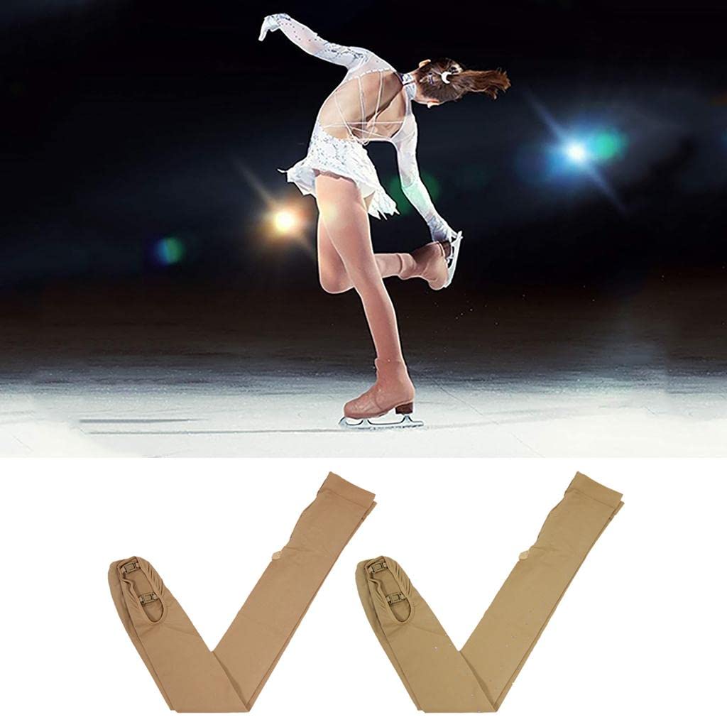 Jambières de Patinage pour Femmes Filles Glace à Boucle