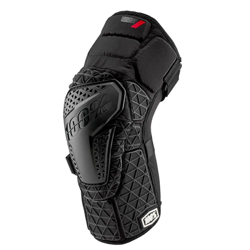 100% PROTECCIONES Surpass Knee Guards M Rodillera, Adultos Unisex, Black (Negro)