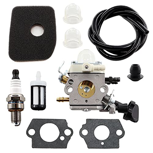MCHNIC Carburateur avec filtre à air et bougie d'allumage pour Stihl BG86 SH86 SH86C BG86CE BG86Z BG86CEZ BG86CEZ Souffleur à feuilles Remplace Zama...