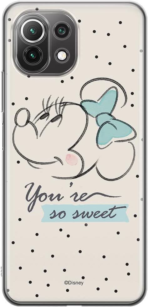 ERT GROUP mobile phone case for Xiaomi 11 Lite 4G/5G original and officially Licensed Disney pattern Mickey & Minnie 012, case made of TPU