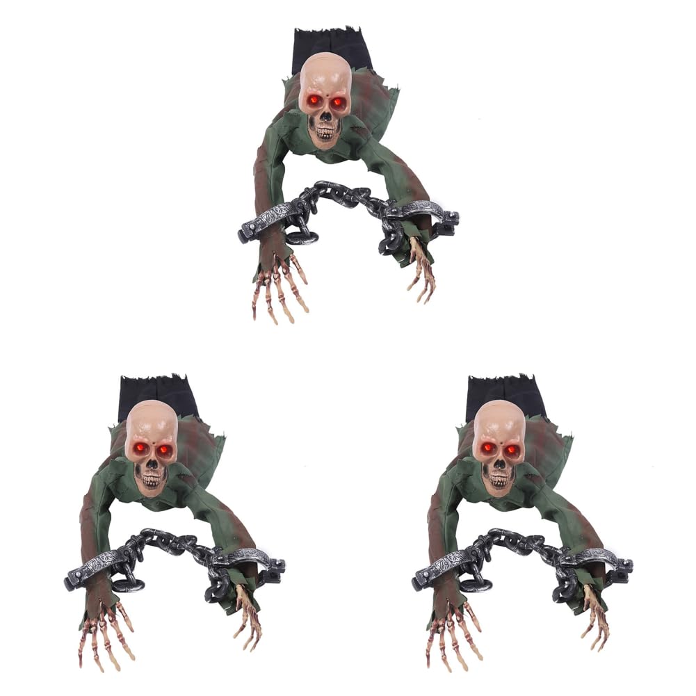 Electric Zombie Ghost Halloween Decor Voice-Controlled Crawling
