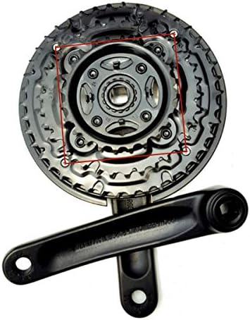yueXinCh Bike Sprocket Cover Bike Chain Guard Protector Black Plastic Cycling Crank Ring Protector for Bicycle Road Bike Mountain Bike