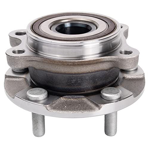 Image of TRQ Front Left and Right Wheel Bearing and Hub Assembly Set 2 Piece Compatible with 2015-2017 Lexus NX200t 2018-2021 NX300 2015-2020 NX300h 2021 NX300h Luxury Base Model