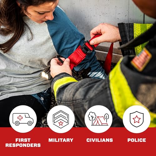 Image of TacMed Solutions Stop the Bleed Kit - Intermediate Bleeding Control Plastic Pouch, Easy-to-Use Hemorrhage Control Kit, Emergency First Aid with Tourniquet and Emergency Hemostatic Bandage