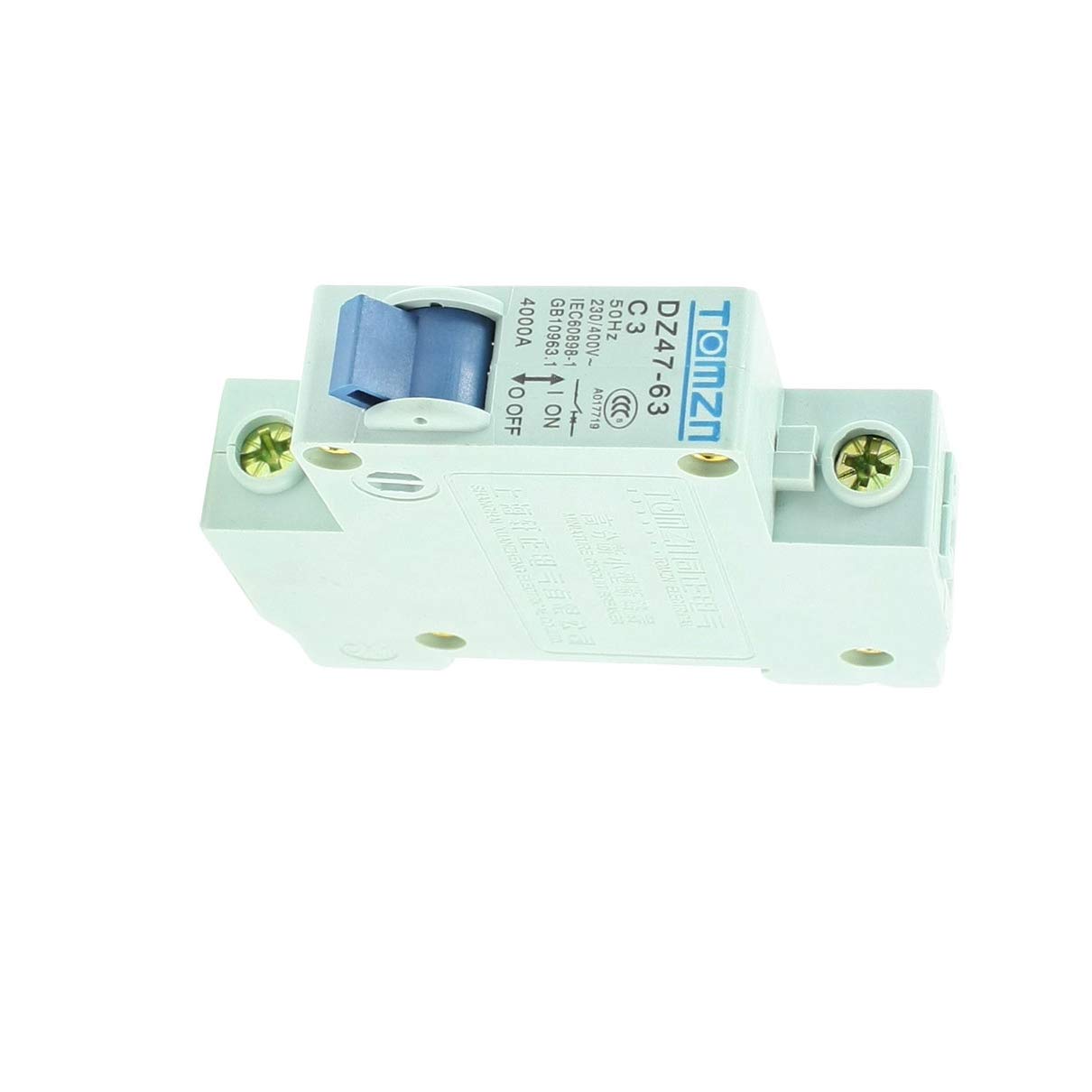 Aexit AC 230/400V Circuit Breakers 3A 1 Pole 1P Overload Protection MCB Mini Miniature Circuit Breakers Circuit Breaker