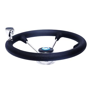 MAXBELL Boat Steering Wheel Shaft 13-1/2 Stainless Steel Boat Accessories