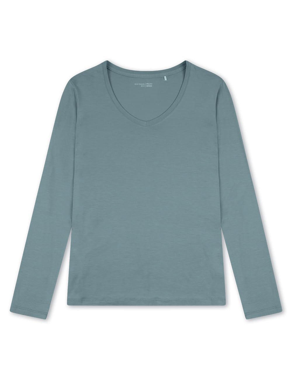 Schiesser Góra od pidżamy Kobiety Schiesser Damen Schlafshirt Langarm Modal - Mix + Relax