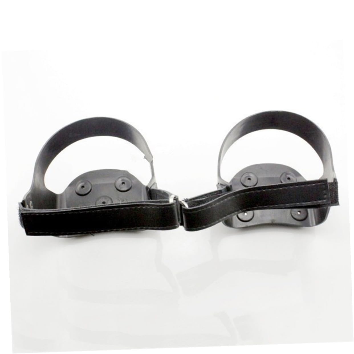 FOMIYES couvre-chaussures à crampons pinces pointes antidérapantes de chaussure de glace crampons de randonnée noir poignées de chaussures à glace poignées pour glace et neige
