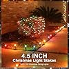 100 Pack Christmas Light Stakes, 4.5 Inch Lighting Stakes for C7 C9 Christmas Lights Outdoor, Yard Stakes,Garden,Lawn,Pathway, Patio, Path, Walkway, Christmas Decoration Black #5