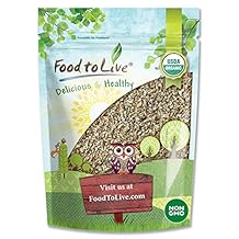 Food to Live Organic Cracked Rye Berries, 1 Pound - Non-GMO. Crushed & Sifted Groats. Raw, Vegan, Kosher, Bulk. Broken Whole Grain, Great for Cereal & Porridge. Good Source of Fiber & Protein