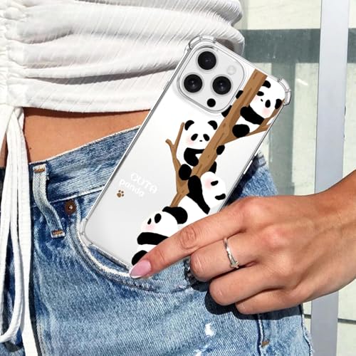 Coque panda iPhone 15 Pro Max protection flexible antichoc