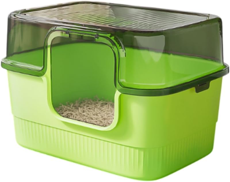 Amazon | AZIEBAY 猫トイレ 大型フードカバー付きトイレ本体 ニオイ
