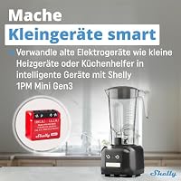 Shelly 1PM Mini Gen3 - WLAN Smart Relais Schalter, Strommessung, Stromzähler, 1 Kanal, 8A, Lichtschalter, Heizung, Smart Home, Zeitschaltuhr, Alexa & Google Home, Kein Hub Erforderlich – Ansicht 5