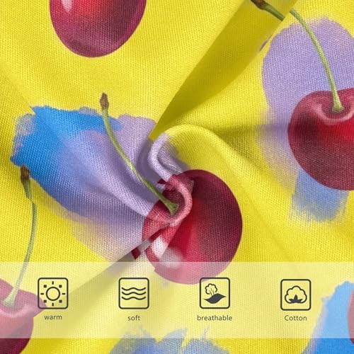 Fun Toddler Girls Underwear 2t Cotton Cute Panties Girl Vibrant Cherries Colorful Orange Briefs Underpants3