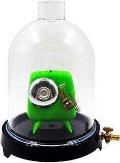 Vacuum Hood Suction Disc Bell in Vacuum Laboratory Plastic Jar Sound Physics Scientific Experimental Tool