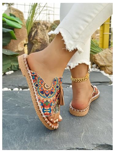Verdusa Women's Boho Sandals 2025 Casual Summer Flat Sandals2