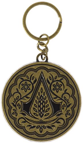 Bioworld Men s Assassins Creed Film Keychain, gold, One Size