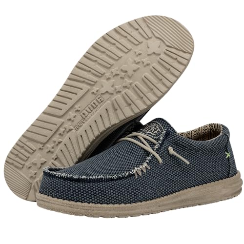 Hey Dude Men's Wally Stitch | Men's Loafers | Men's Slip On Shoes | Comfortable & Light-Weight3