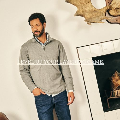 Fair Harbor The Larchmont Seawool Quarter-Zip –– Men's All-Season Seawool Outerwear –– Heat-Regulating and Moisture-Wicking4