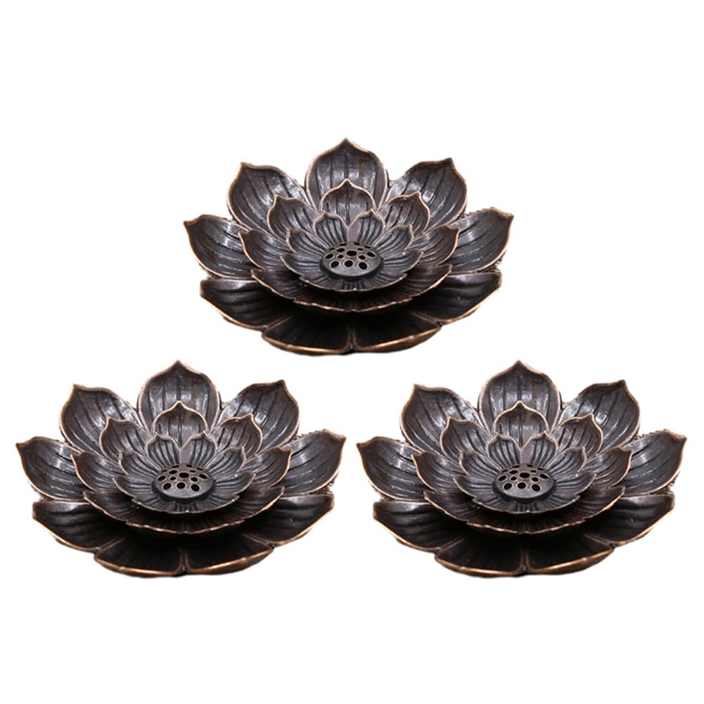CTRLZS 3 PCS Incense Burner, Incense Holder for Sticks, Incense Stick Holder with Detachable Ash Catcher Easy to Use