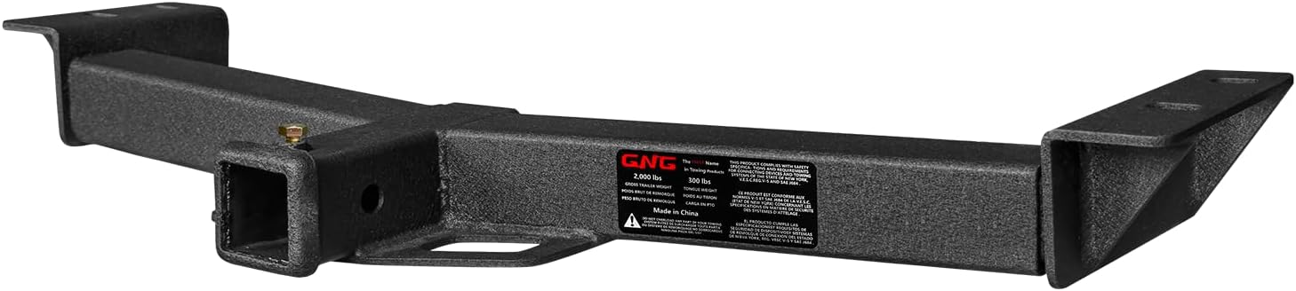 Class 3 Trailer Hitch Black Compatible with Ford Transit 150/250/350 and E-Transit (2” Hitch Receiver)