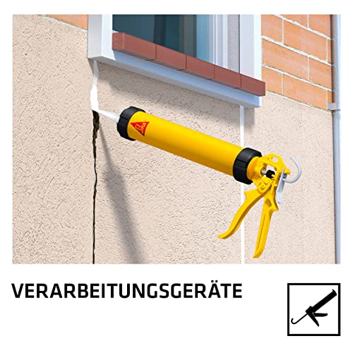 Sika – Acryldichtstoff – Sikacryl Transparent – ideal zur Abdichtung von Rissen und Spalten – für innen – geruchsneutral – 300 ml