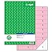 Produktbild SIGEL BO112 Bonbuch Bonblock, 1000 Abrisse rosa, DIN A4, 2x50 Blatt