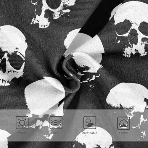 Girls Underwear Soft Cotton Skulls Sinister Smiling Kids Panties in Sizes 2/3t, 4t, 5t, 6 and 83