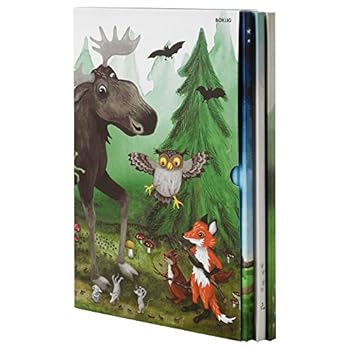 BOKLIG Book, Set of 3, The Hedgehog Leaves Home, King Elk, & The Owl Goes on Holiday