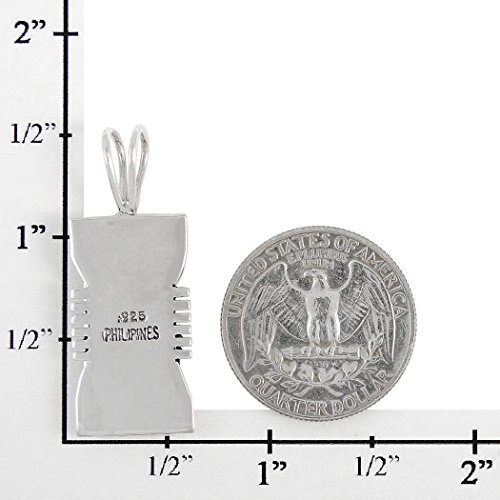 Turquoise & Gemstones Pendant Necklace in Sterling Silver 925 (Multi)4