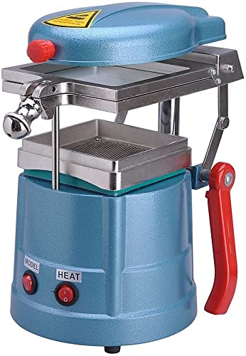 VIBURISH Laboratory Vacuum Forming Molding Machine Vacuform Thermforming Lab Equipment Heat Molder (Blue)