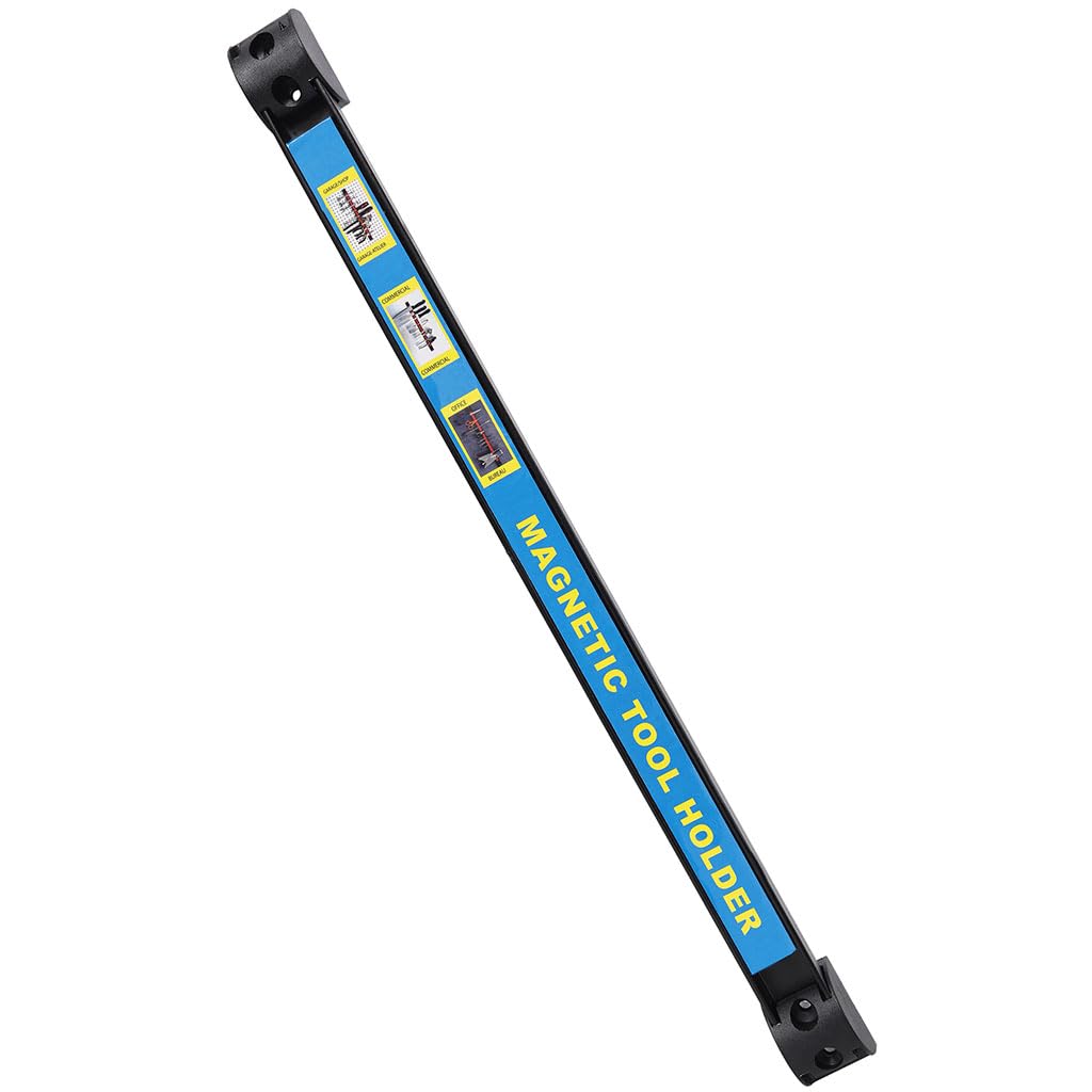 6-pak magnetycznych pasków narzędziowych 45 cm, wytrzymały stalowy organizer na narzędzia z silnymi magnesami neodymowymi, montowany na ścianie magnetyczny zestaw prętów narzędziowych do garażu