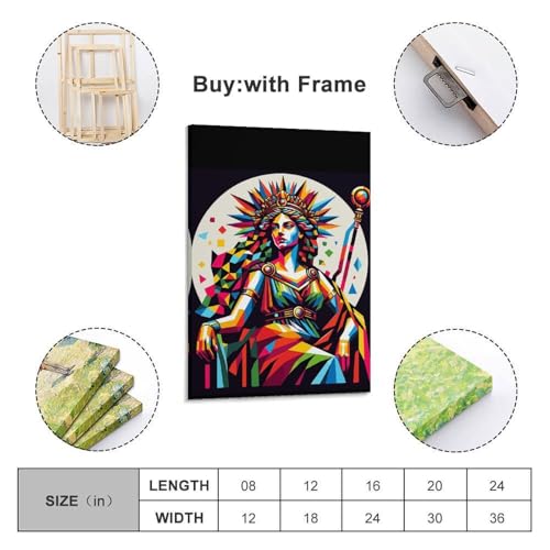 Affiche décorative Héra pour sublimer un mur de chambre vide - 3