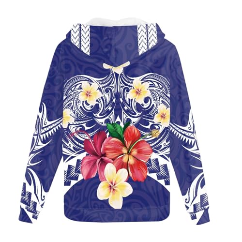 JooMeryer Mens Tribal Polynesian Tapa Printed Long Sleeve Full Zip-Up Hoodie Hooded Sweatshirts2