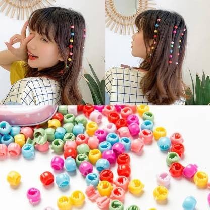 NANDANA COLLECTIONS Pack of 50 Pcs Beads Clips Mini Hair Clips Small Hair Braider for Girls Kids Hair Clip (Multicolor) (B0CTQWVPWB) Amazon Price History, Amazon Price Tracker