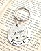 25 Years Down and Forever To Go Hand Stamped 25th Anniversary Key Chain Gift for Him or Her with 1999 Quarter