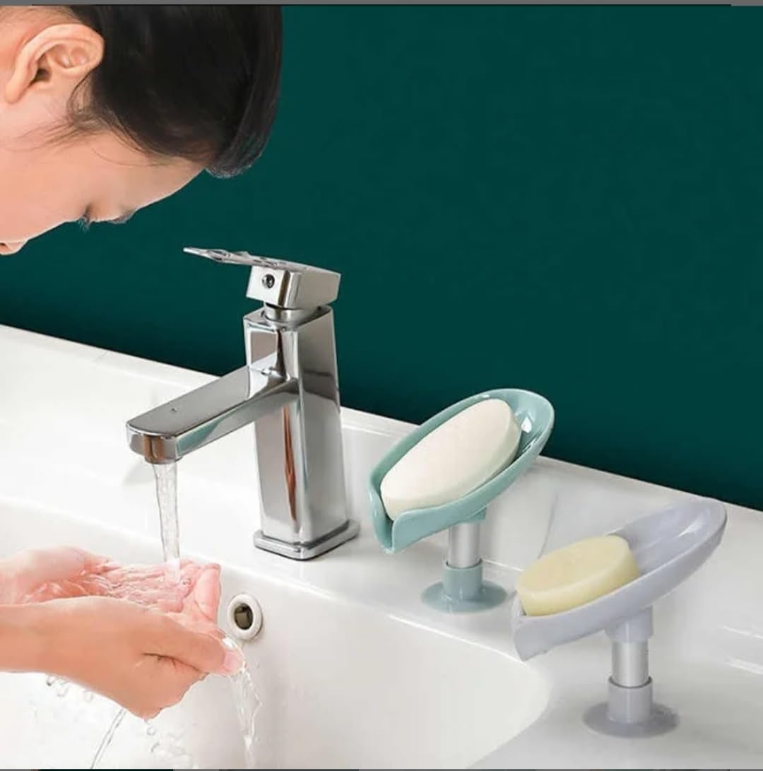 Suction Drain Soap Tray (Pack of 2 Pcs) Suction Drain Soap Tray (Pack of 2 Pcs)